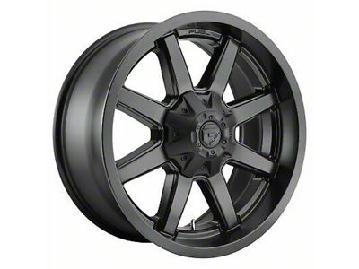 Fuel Wheels Maverick Satin Black Wheel; 22x12; -44mm Offset (07-18 Jeep Wrangler JK)