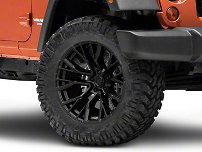 Fuel Wheels Jeep Wrangler Blitz Matte Black Double Dark Tint Wheel 
