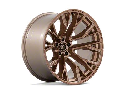 Fuel Wheels Rebar Platinum Bronze Milled Wheel; 22x12; -44mm Offset (07-18 Jeep Wrangler JK)