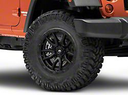 Fuel Wheels Rebel Matte Black Wheel; 17x9; -12mm Offset (07-18 Jeep Wrangler JK)
