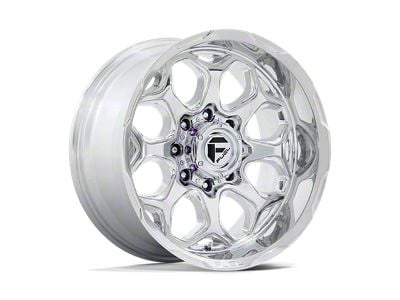 Fuel Wheels Scepter Polished Milled Wheel; 20x10; -18mm Offset (07-18 Jeep Wrangler JK)