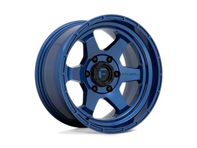 Fuel Wheels Shok Dark Blue Wheel; 17x9; -12mm Offset (07-18 Jeep Wrangler JK)