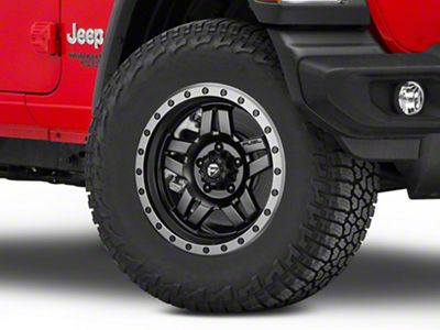 Fuel Wheels Anza Matte Black Wheel; 17x8.5; -6mm Offset (18-25 Jeep Wrangler JL)