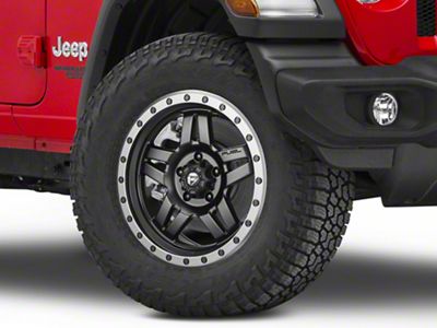 Fuel Wheels Anza Matte Black Wheel; 18x9; 1mm Offset (18-25 Jeep Wrangler JL)