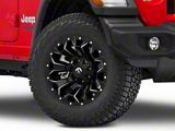Fuel Wheels Assault Satin Black Machined Wheel; 18x9; -12mm Offset (18-25 Jeep Wrangler JL)
