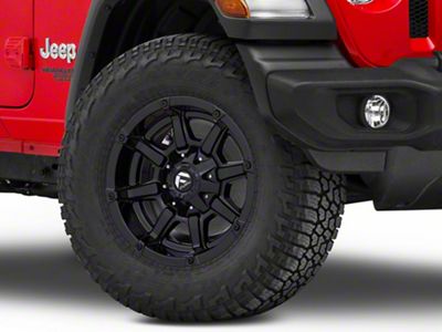 Fuel Wheels Coupler Gloss Black Wheel; 17x9; -12mm Offset (18-25 Jeep Wrangler JL)