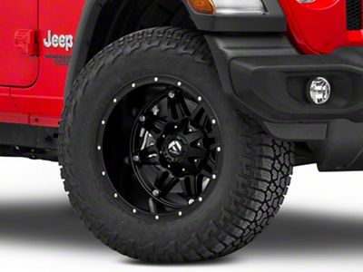 Fuel Wheels Hostage Matte Black Wheel; 18x12; -44mm Offset (18-25 Jeep Wrangler JL)
