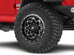 Fuel Wheels Lethal Matte Black Milled Wheel; 17x9; -12mm Offset (18-25 Jeep Wrangler JL)