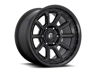 Fuel Wheels Torque Matte Black Wheel; 17x9; 1mm Offset (18-25 Jeep Wrangler JL)