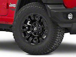 Fuel Wheels Vapor Matte Black Wheel; 18x9; -12mm Offset (18-25 Jeep Wrangler JL)