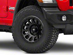 Fuel Wheels Vector Matte Black Wheel; 17x9; -12mm Offset (18-25 Jeep Wrangler JL)