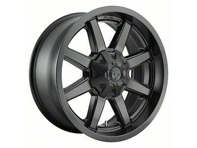 Fuel Wheels Maverick Satin Black Wheel; 22x12; -44mm Offset (18-25 Jeep Wrangler JL)