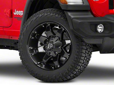 Fuel Wheels Octane Matte Black Wheel; 20x12; -44mm Offset (18-25 Jeep Wrangler JL)