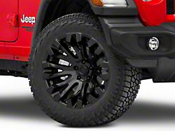 Fuel Wheels Quake Blackout Wheel; 20x10; -18mm Offset (18-25 Jeep Wrangler JL)