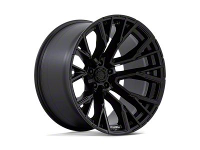 Fuel Wheels Rebar Blackout Wheel; 22x12; -44mm Offset (18-25 Jeep Wrangler JL)
