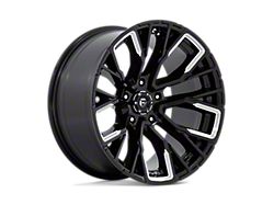 Fuel Wheels Rebar Gloss Black Milled Wheel; 20x10; -18mm Offset (18-26 Jeep Wrangler JL)