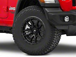 Fuel Wheels Rebel Matte Black Wheel; 17x9; -12mm Offset (18-26 Jeep Wrangler JL)