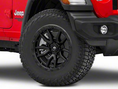Fuel Wheels Rebel Matte Black Wheel; 18x9; -12mm Offset (18-25 Jeep Wrangler JL)