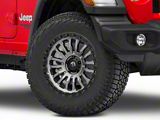 Fuel Wheels Rincon Matte Gunmetal with Black Ring Wheel; 18x9; -12mm Offset (18-26 Jeep Wrangler JL)