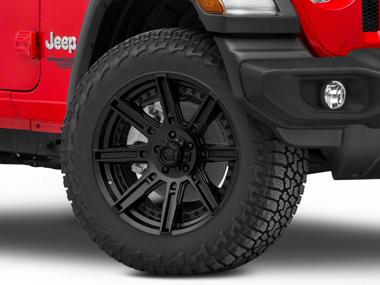 Black Rhino Jeep Wrangler Warthog Matte Black Wheel; 20x9.5