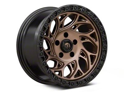 Fuel Wheels Runner OR Bronze with Black Ring Wheel; 15x10; -43mm Offset (97-06 Jeep Wrangler TJ)
