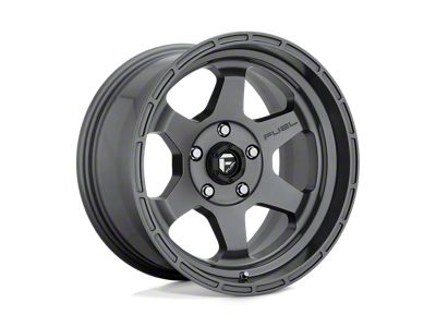 Fuel Wheels Shok Matte Anthracite Wheel; 17x9; -12mm Offset (18-25 Jeep Wrangler JL)