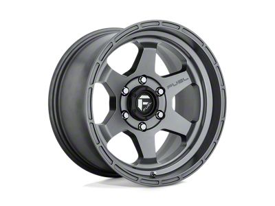 Fuel Wheels Shok Matte Anthracite Wheel; 18x9; -12mm Offset (18-25 Jeep Wrangler JL)