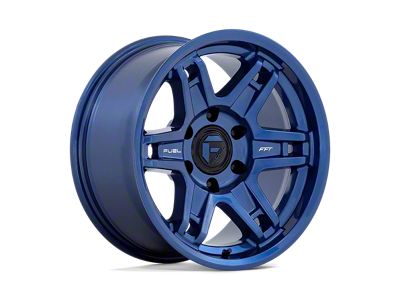 Fuel Wheels Slayer Dark Blue Wheel; 20x9; 1mm Offset (18-25 Jeep Wrangler JL)