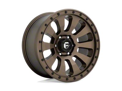 Fuel Wheels Tactic Matte Bronze Wheel; 18x9; -12mm Offset (18-25 Jeep Wrangler JL)