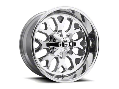 Fuel Wheels Titan High Luster Polished Wheel; 20x12; -43mm Offset (18-25 Jeep Wrangler JL)