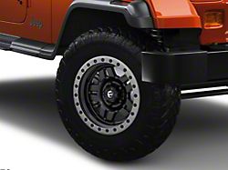 Fuel Wheels Anza Matte Black Wheel; 15x8; -18mm Offset (87-95 Jeep Wrangler YJ)
