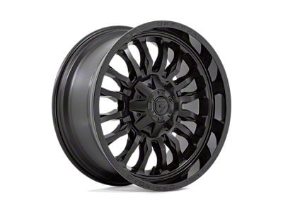 Fuel Wheels Arc Blackout Wheel; 22x12; -44mm Offset (97-06 Jeep Wrangler TJ)