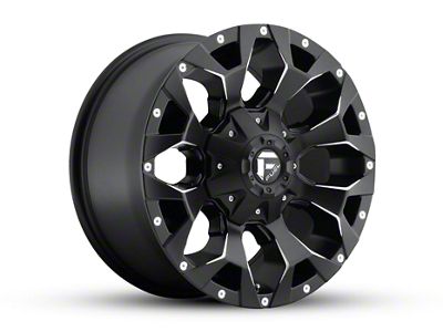 Fuel Wheels Assault Matte Black Milled Wheel; 17x8.5; 14mm Offset (87-95 Jeep Wrangler YJ)