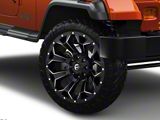 Fuel Wheels Assault Satin Black Milled Wheel; 22x12; -44mm Offset (87-95 Jeep Wrangler YJ)