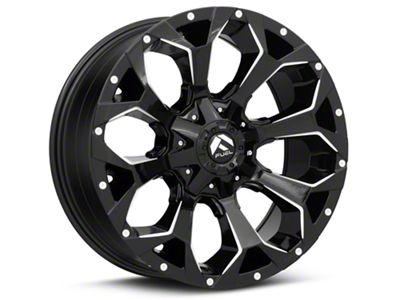 Fuel Wheels Assault Gloss Black Wheel; 20x9; 1mm Offset (87-95 Jeep Wrangler YJ)