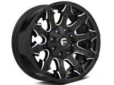 Fuel Wheels Battle Axe Gloss Black Milled Wheel; 17x9; 1mm Offset (87-95 Jeep Wrangler YJ)