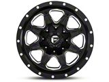 Fuel Wheels Boost Matte Black Milled Wheel; 18x9; 1mm Offset (87-95 Jeep Wrangler YJ)