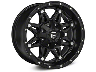 Fuel Wheels Hostage Matte Black Wheel; 17x8.5; 38mm Offset (87-95 Jeep Wrangler YJ)