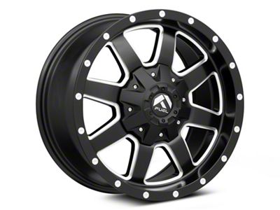 Fuel Wheels Maverick Matte Black Milled Wheel; 17x8.5; 32mm Offset (87-95 Jeep Wrangler YJ)