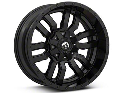 Fuel Wheels Sledge Matte Black Wheel; 20x10; -18mm Offset (87-95 Jeep Wrangler YJ)