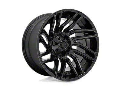 Fuel Wheels Typhoon Matte Black Wheel; 22x12; -44mm Offset (97-06 Jeep Wrangler TJ)