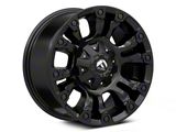 Fuel Wheels Vapor Matte Black Wheel; 18x9; -12mm Offset (87-95 Jeep Wrangler YJ)