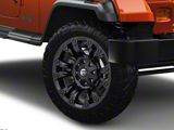 Fuel Wheels Vapor Matte Black Wheel; 18x9; -12mm Offset (87-95 Jeep Wrangler YJ)