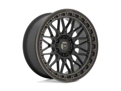 Fuel Wheels Trigger Matte Black Dark Tint Wheel; 17x9; -12mm Offset (18-25 Jeep Wrangler JL)