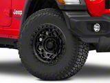 Fuel Wheels Unit Matte Black with Matte Black Ring Wheel; 17x9; -12mm Offset (18-26 Jeep Wrangler JL)