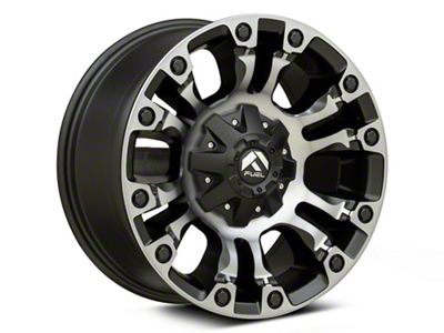 Fuel Wheels Vapor Matte Black Double Dark Tint Wheel; 18x9; 1mm Offset (87-95 Jeep Wrangler YJ)