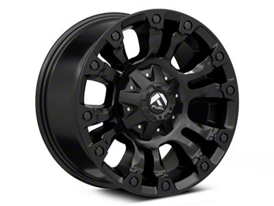 Fuel Wheels Vapor Matte Black Wheel; 18x9; 1mm Offset (87-95 Jeep Wrangler YJ)