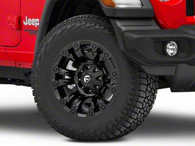 Fuel Wheels Vapor Matte Black Wheel; 18x9; 1mm Offset (18-25 Jeep Wrangler JL)