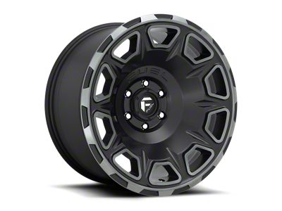 Fuel Wheels Vengeance Matte Black Double Dark Tint Wheel; 17x9; -12mm Offset (18-25 Jeep Wrangler JL)