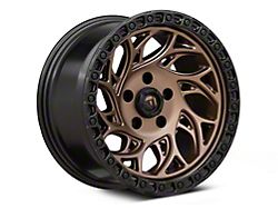 Fuel Wheels Runner OR Bronze with Black Ring Wheel; 15x10; -43mm Offset (87-95 Jeep Wrangler YJ)
